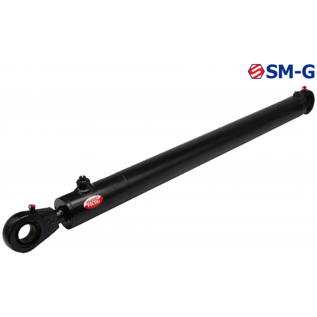 POLSKI SIŁOWNIK HYDRAULICZNY CYLINDER CJ2F 50x28 SKOK 630 SKRAW-MET